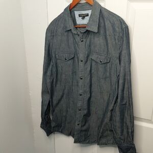 Banana Republic Blue Casual Button Down Shirt